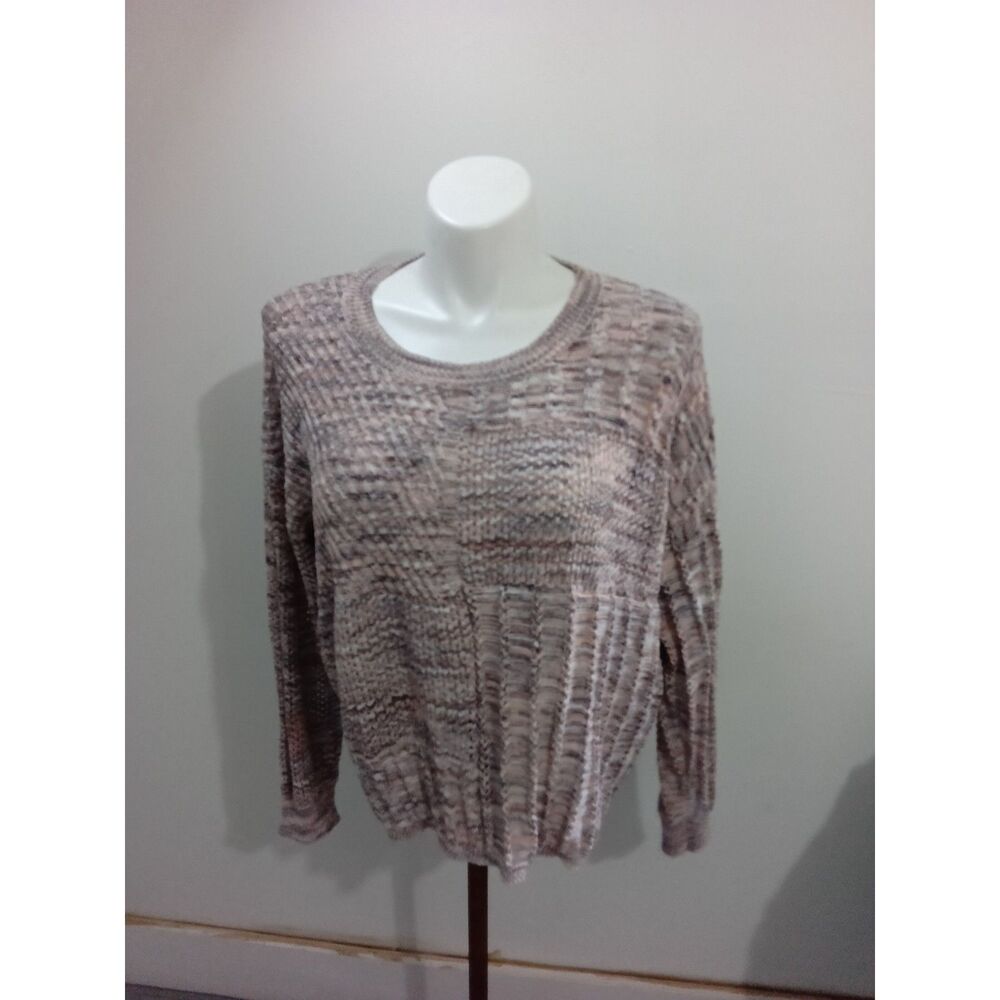 John Paul Richard Women's Heathered Knit Pullover Sweater Size XXL